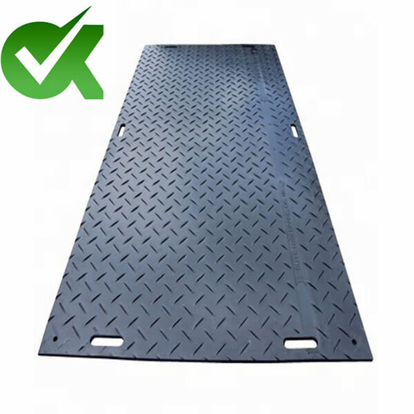 Temporary protective plastic HDPE road grounds mat