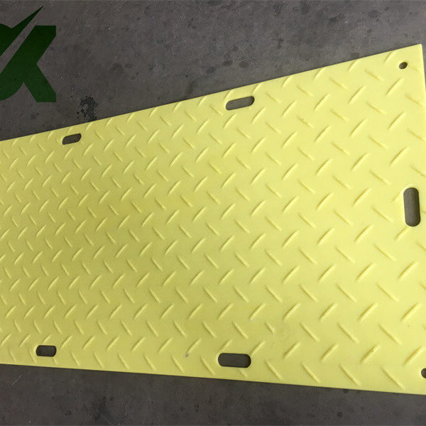 UHMWPE/HDPE temporary road mats for ground protection