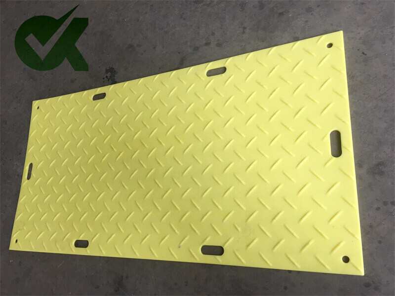 China 4×8 Hdpe mposite bog Temporary Road Ground Protection Mats 3×8